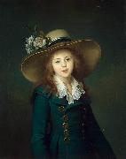 elisabeth vigee-lebrun Portrait of Elisaveta Alexandrovna Demidov nee Stroganov (1779-1818), here as Baronesse Stroganova USA oil painting artist